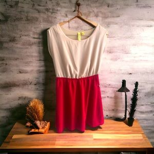 Color Blocked Mini Dress